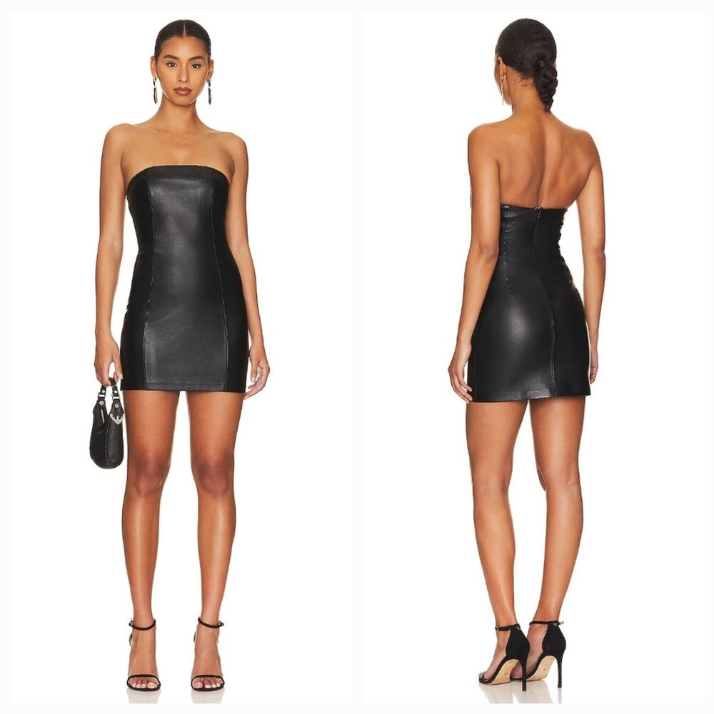 L'Academie Atuel Mini Dress in Black